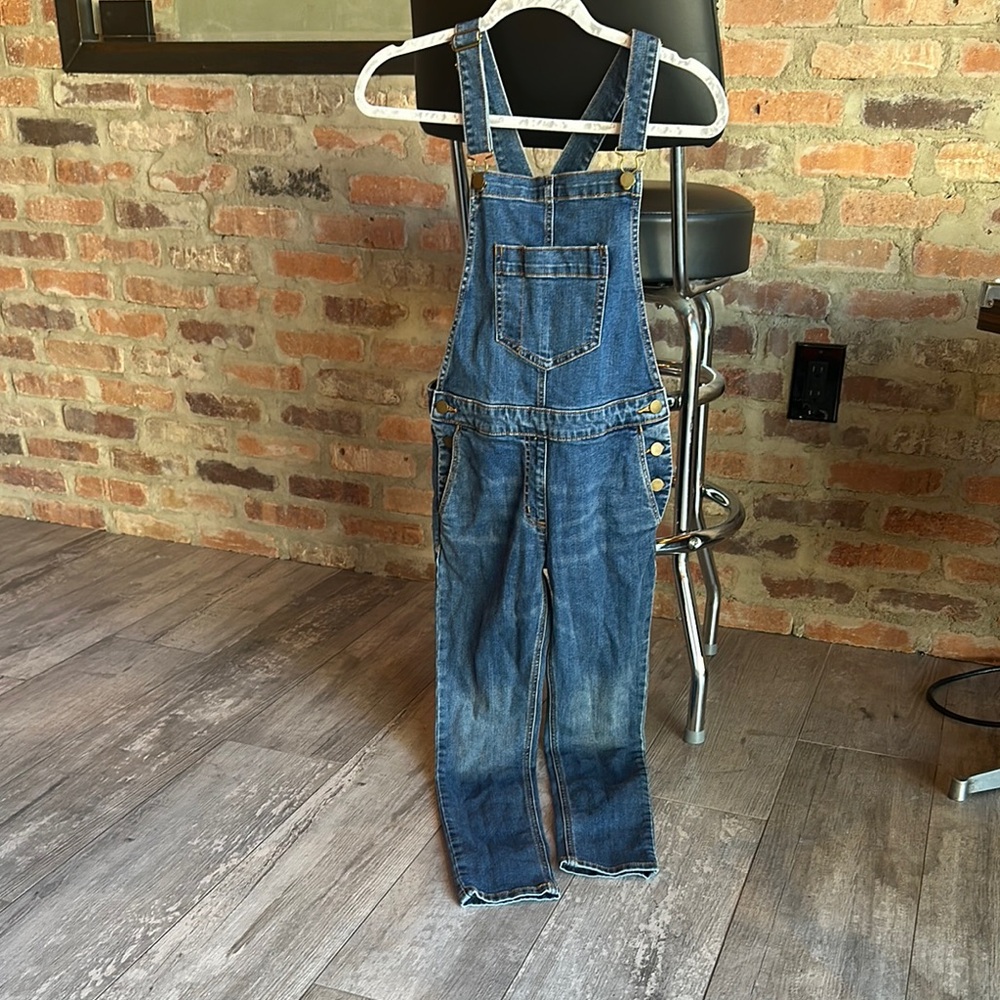 Crewcuts Blue Denim Overalls Classic Style